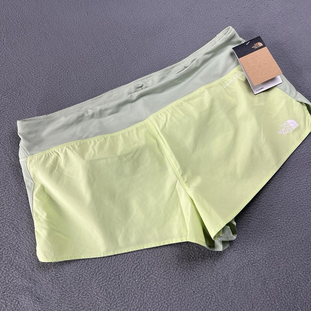 North Face LT Short Womens XL Green Liner Trail Running‎ Hike Gym